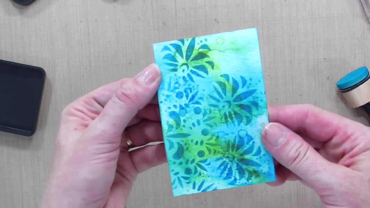 StampNation Sketch Challenge - Stenciling with Catherine Pooler