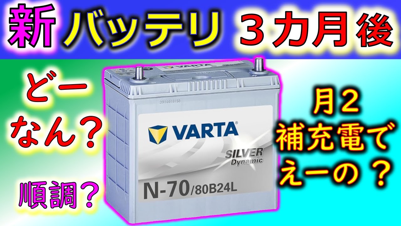 【新品バッテリ 3か月後のリアル】格安品をチョイ乗りシビコンで3カ月使ったら？ 月２補充電は適切なの？ こうなりました