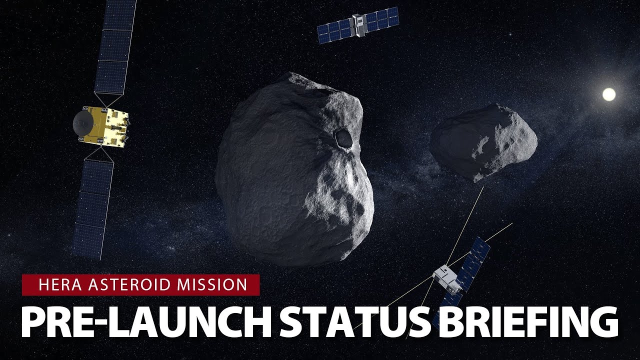 ESA's Hera mission leadership provide a prelaunch status update