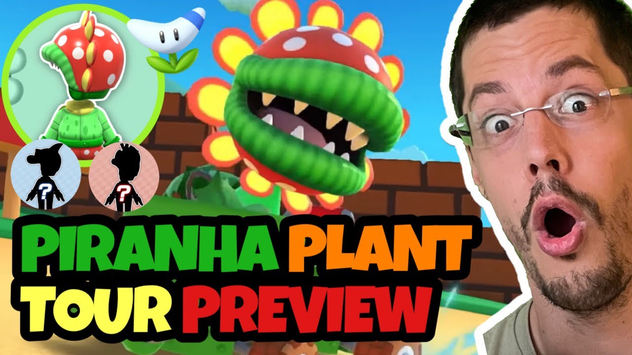 PETEY PIRANHA COMES TO MARIO KART TOUR! | Trailer reaction