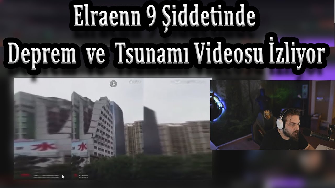 Elraenn - Japonya'da Olan 9 Şiddetindeki Deprem ve Tsunami Videosu İzliyor !