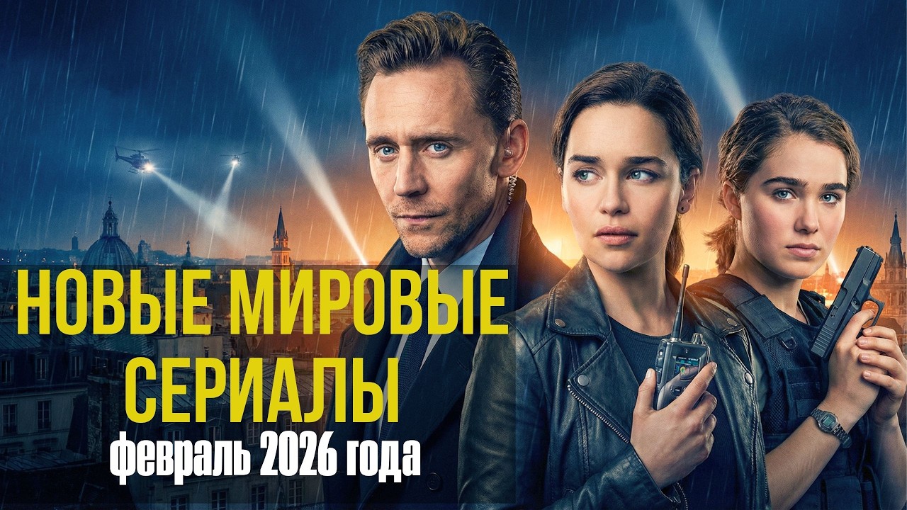 Новые мировые сериалы. Не пропустите! Февраль 2026 года.