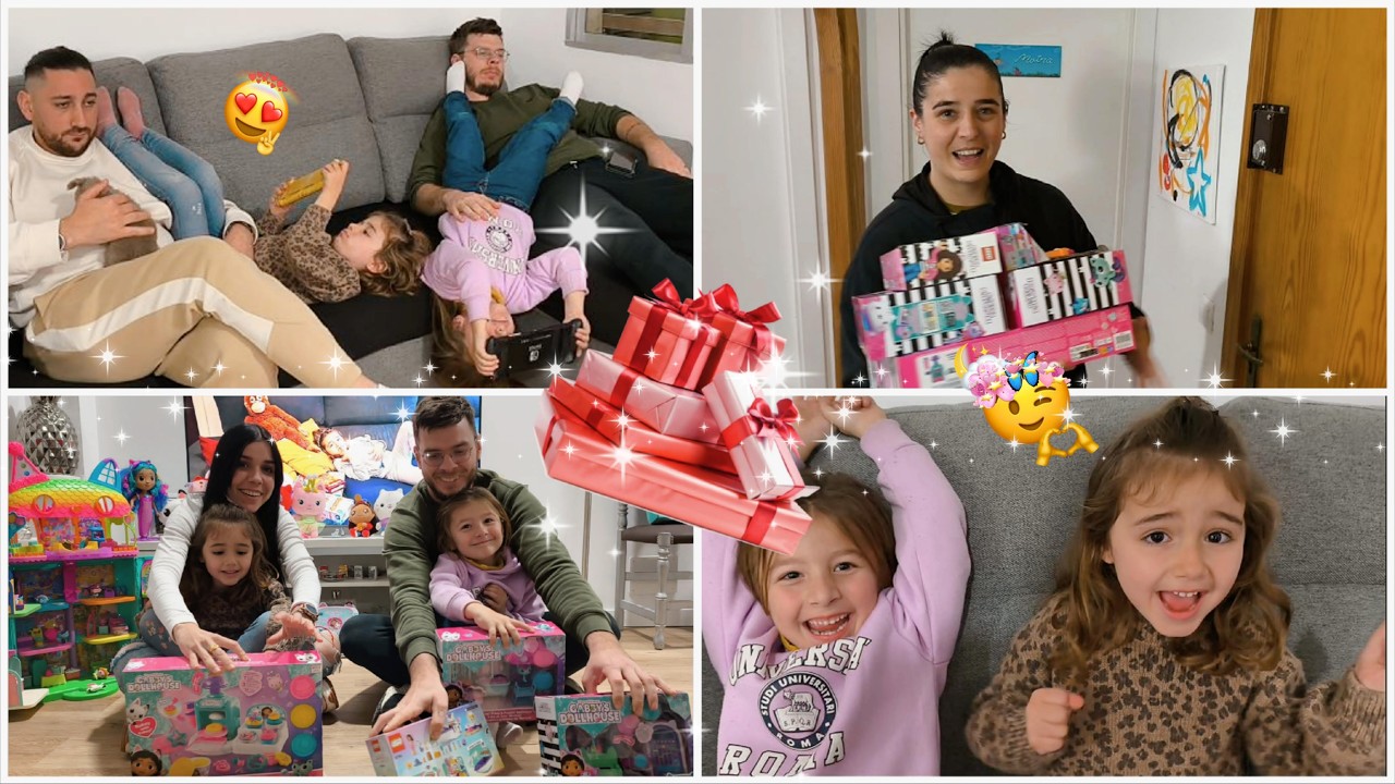 Ellas se aburrían.. ¡así que les compramos MUCHOS juguetes de Gabby's Dollhouse! 🐱🎁