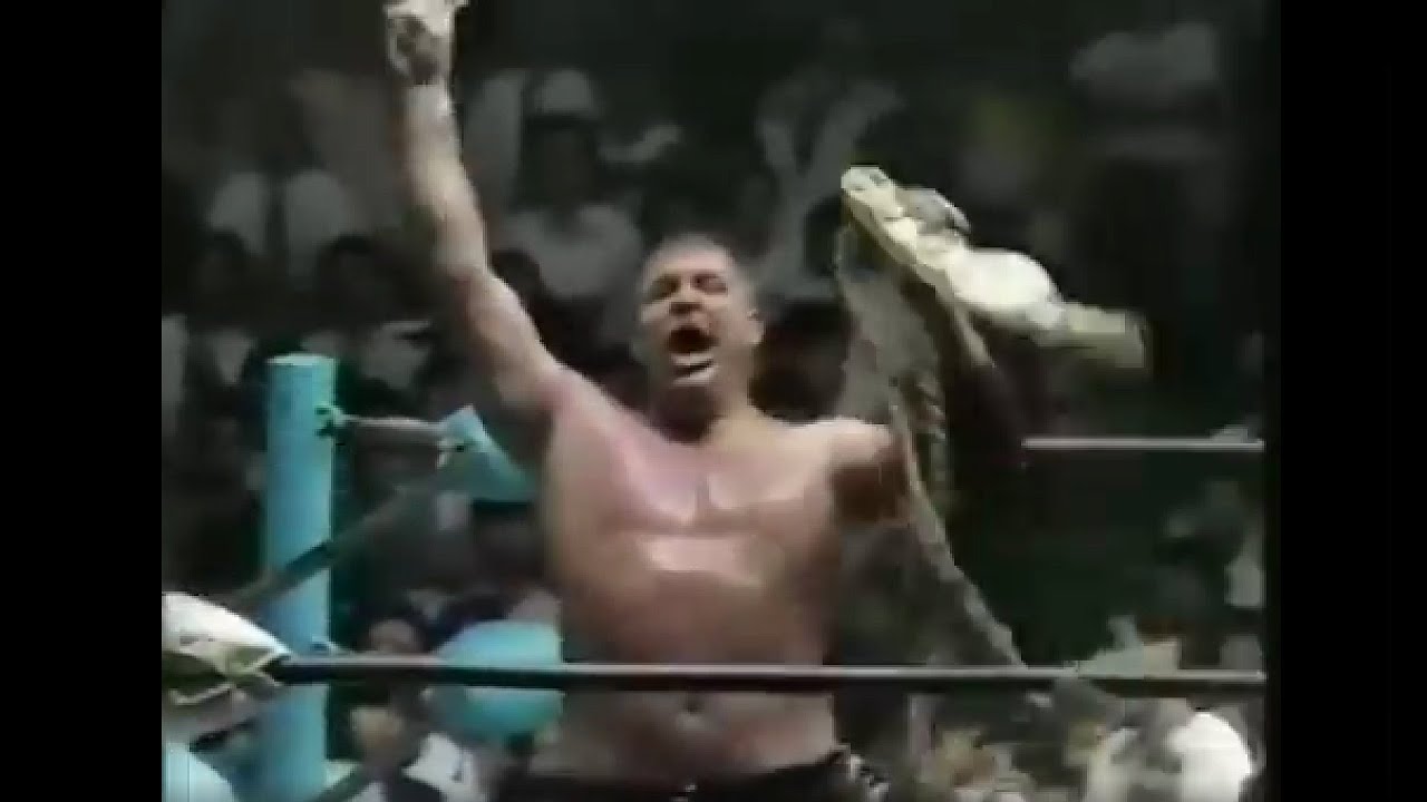 Stan Hansen vs Yoshiaki Yatsu 1987 08 31 PWF Title