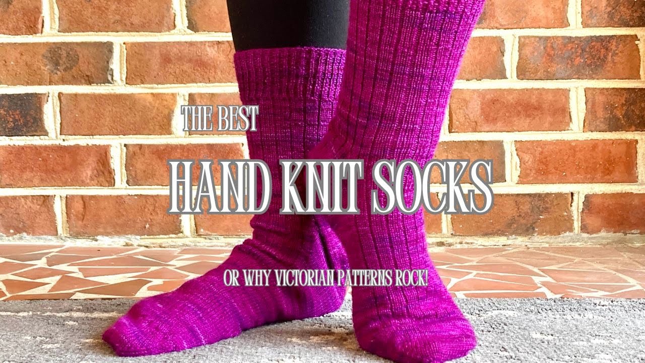 How I KNIT SOCKS That ACTUALLY FIT - Victorian Knitting 1879
