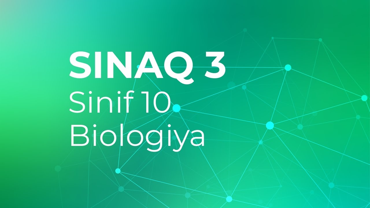 Biologiya 10-cu sinif  Güvən Sınaq 3 Qrup fənləri üzrə