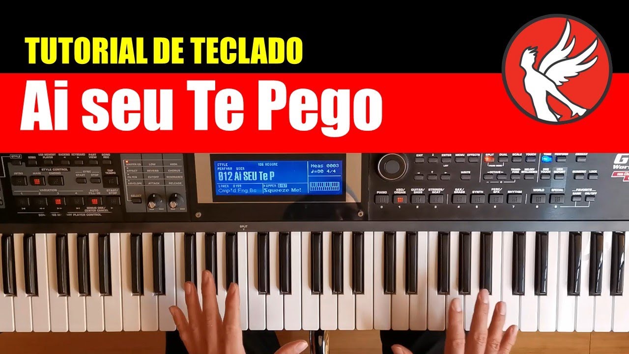 Como tocar AI SEU TE PEGO en teclado TUTORIAL GRATIS