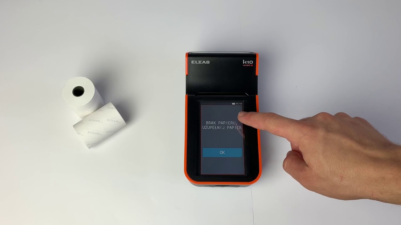 Kasa Fiskalna ELZAB K10 & K10 Online Wymiana papieru