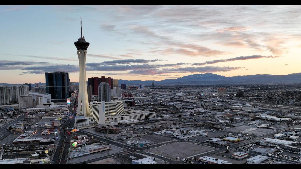 The Best Downtown Las Vegas 5.1K Drone Stock Footage by Pedro Ortiz Licensed Part 107 Pilot