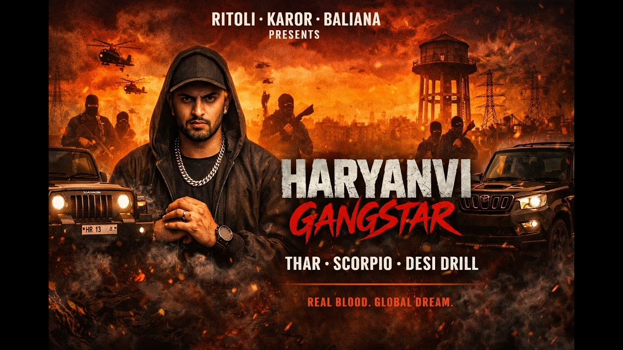 HARYANVI GANGSTAR 🖤 | Dark Drill | Thar–Scorpio Vibes | Desi Hip Hop 2025