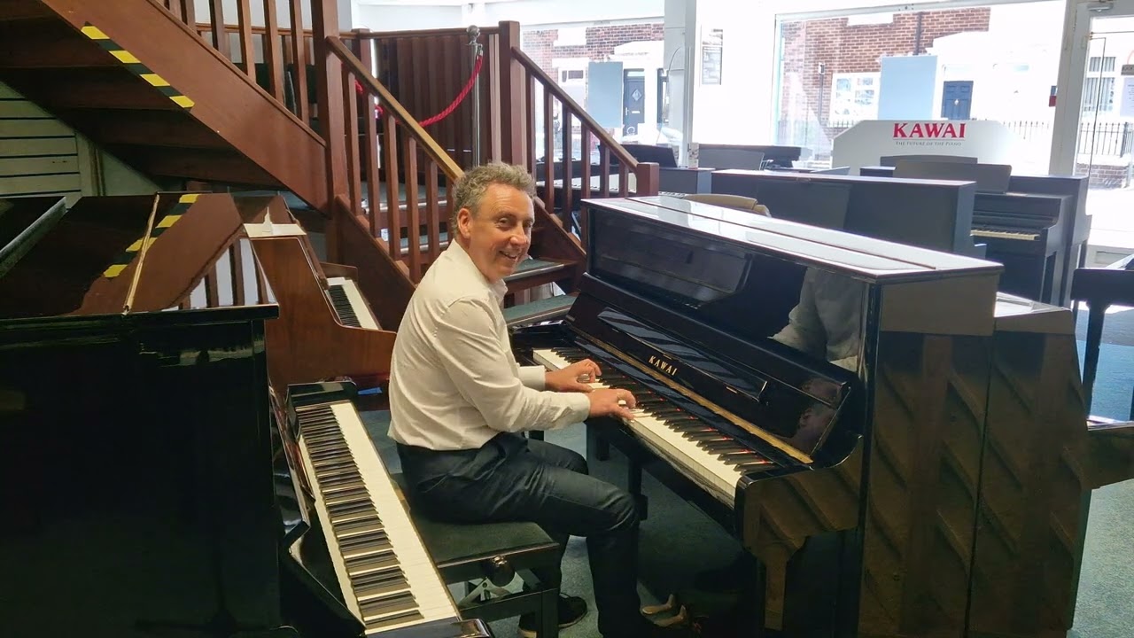 Second Hand Kawai K-3 Upright Acoustic Piano Demonstration & Review | Piano For Sale | Rimmers Music