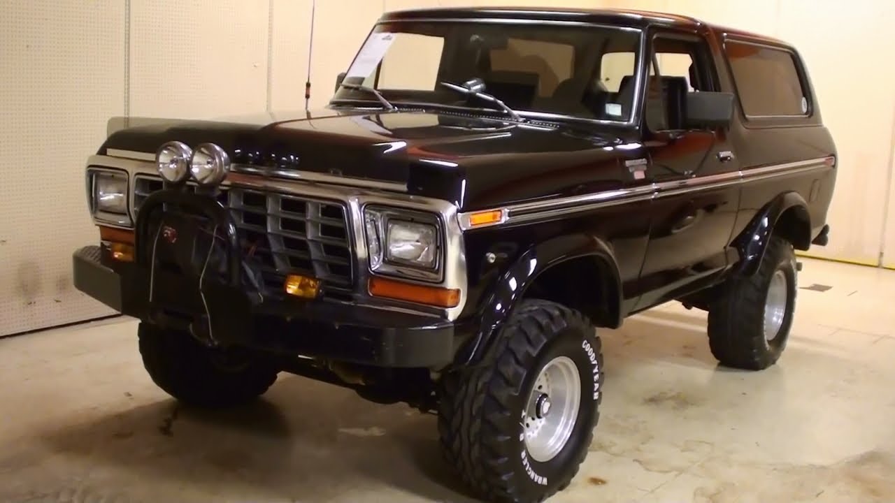 Ford Bronco XLT 4x4 1979 года выпуска