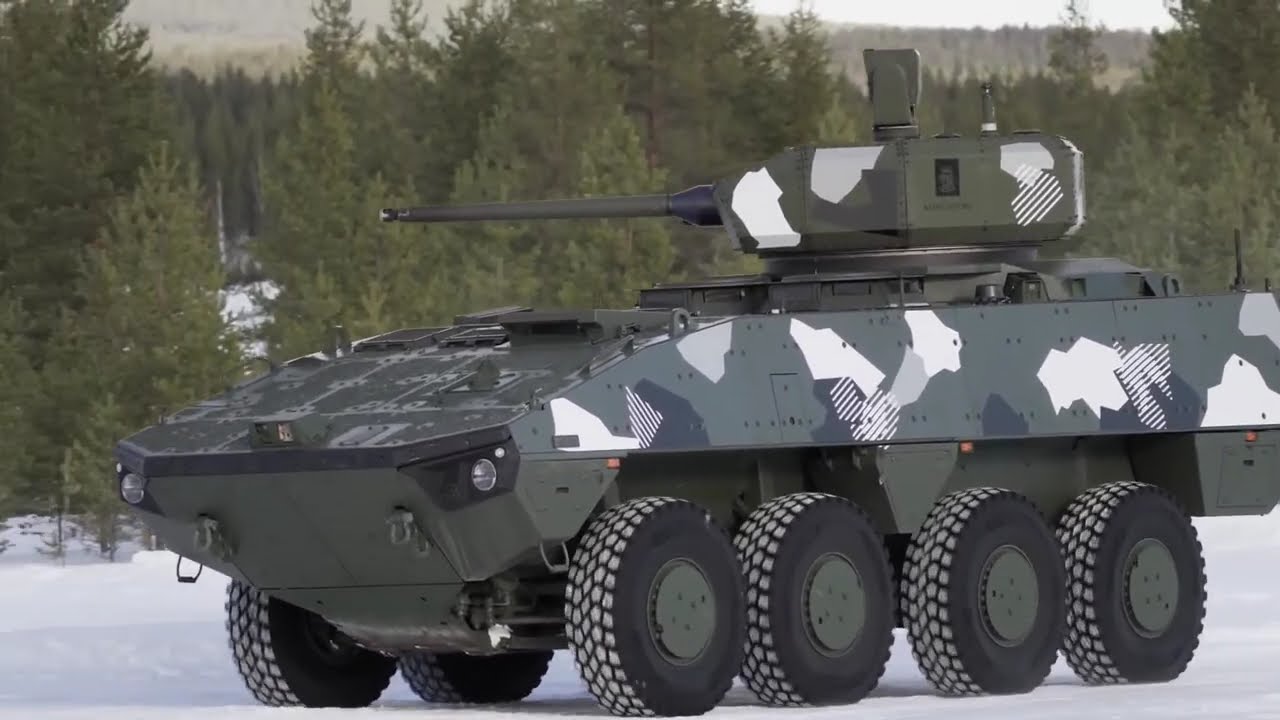 Patria's Impressive IFV and Mortar Carriers (Patria AMV XP, Patria NEMO, and Patria Tremos)