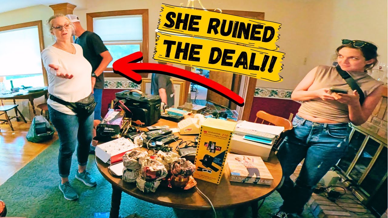 DON'T DO THIS AT ESTATE SALES... @The Homeschooling Picker​