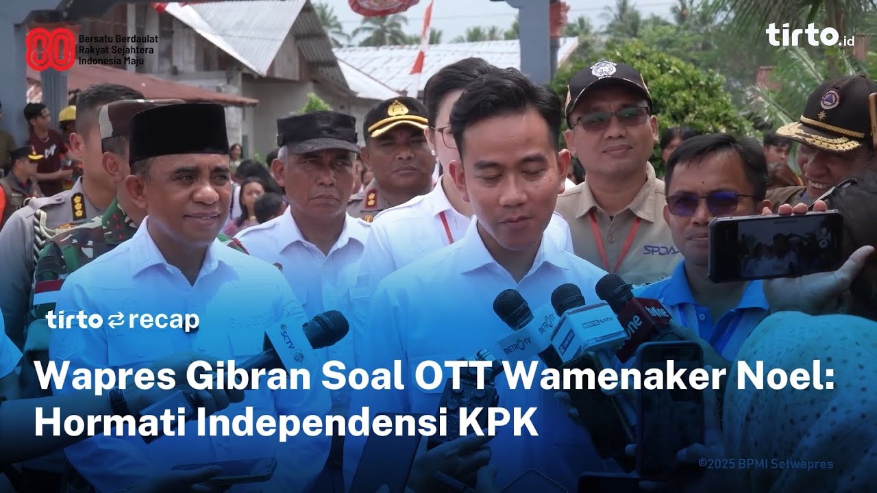TIRTO RECAP-Wapres Gibran Buka Suara soal OTT Wamenaker Immanuel Ebenezer #tirtorecap