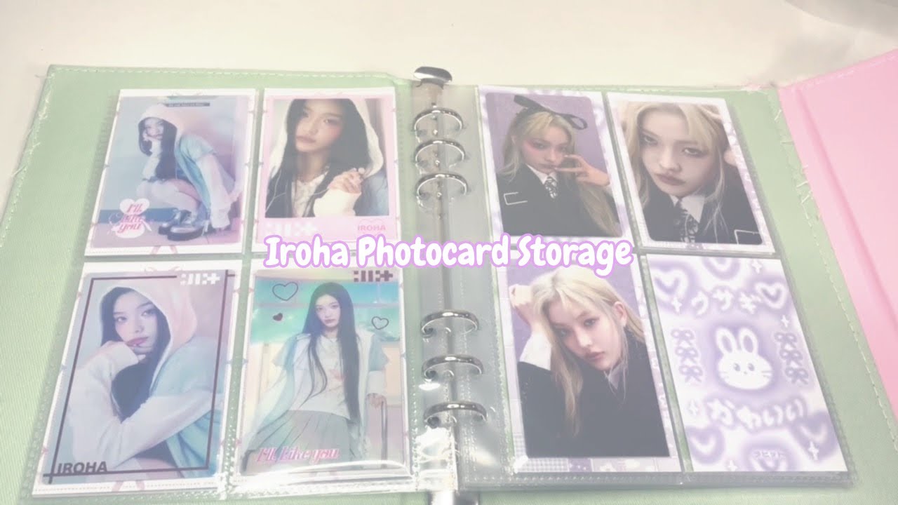 雑談トレカ収納〜 / すぐ脱線するから同じ話何回もするヲタク / illit Iroha / Photocard Storage / 포카정리