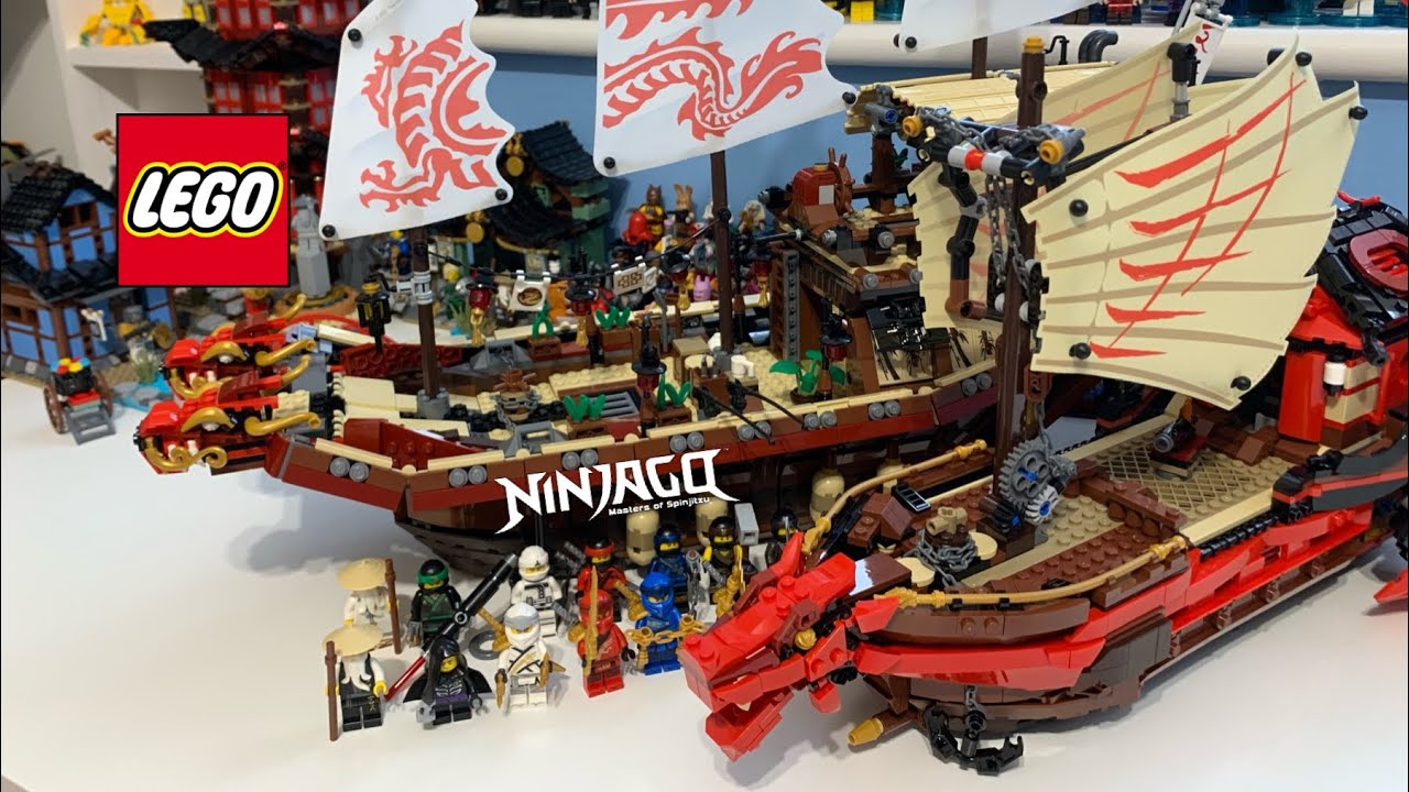 LEGO Ninjago 70618 & 71705 Destiny&rsquo;s Bounty Set Comparison