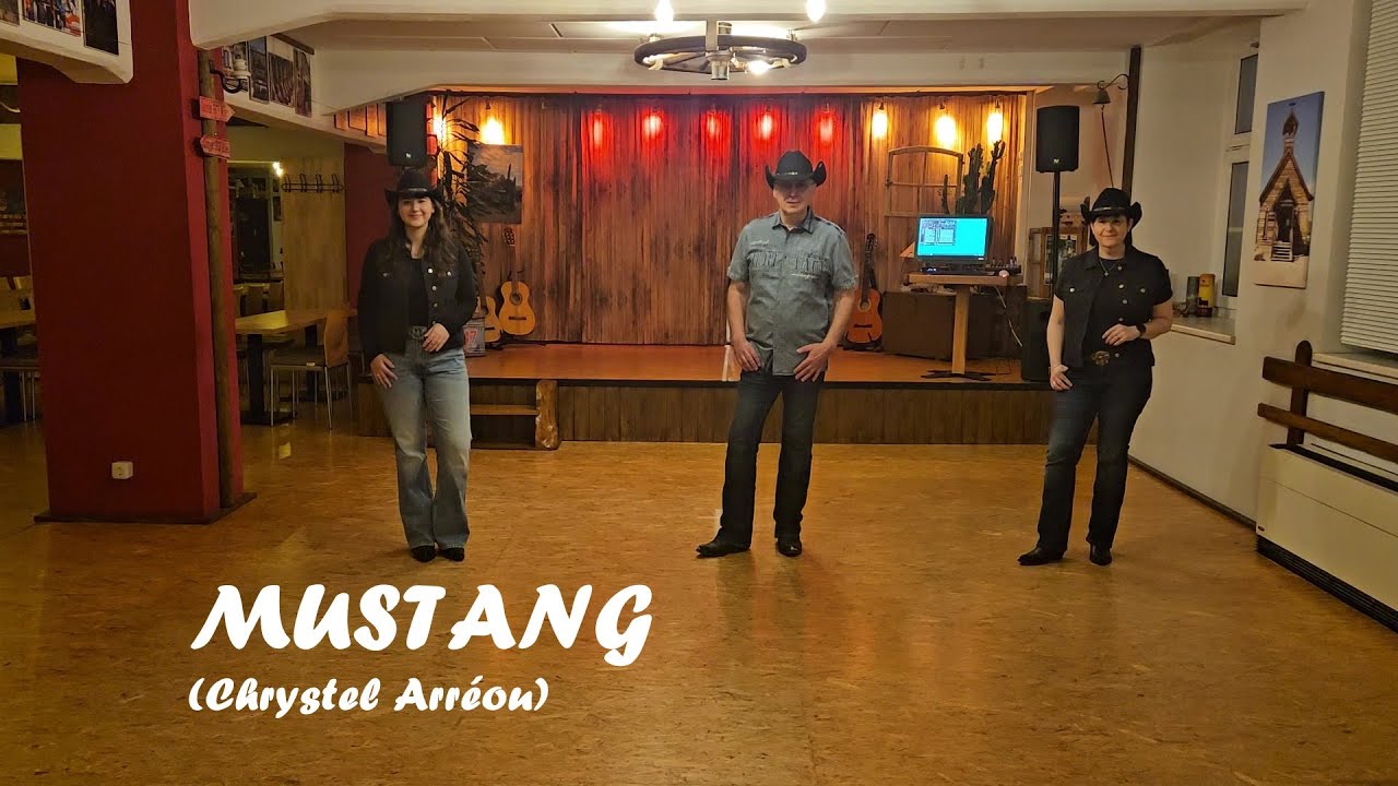 Line Dance MUSTANG (Chrystel Arréou) Teach / Dance