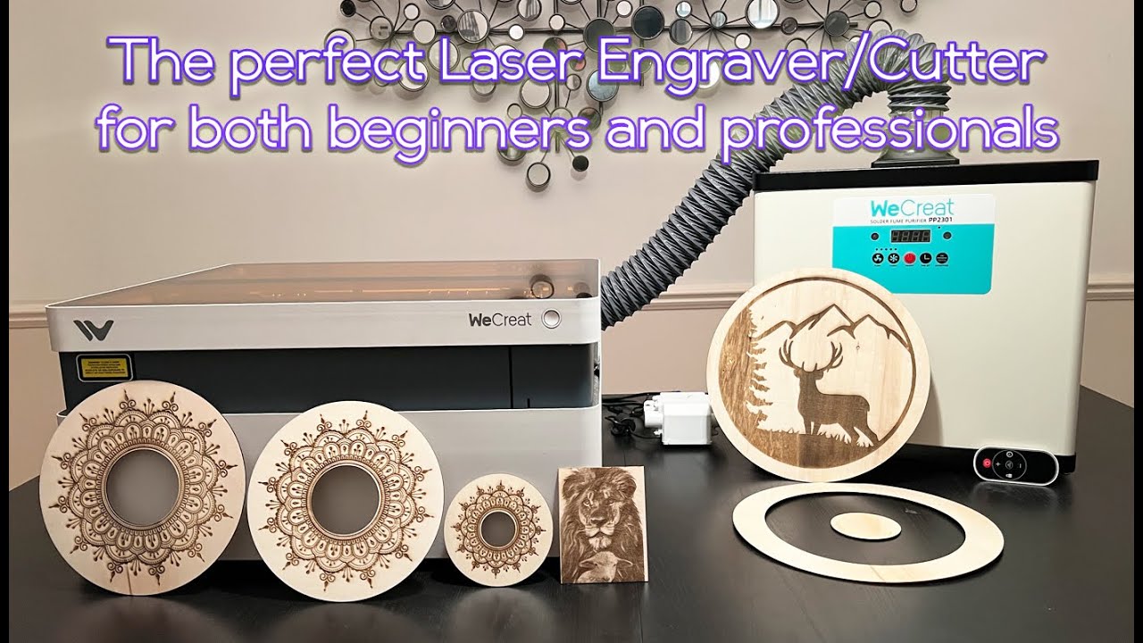 The perfect Laser Engraver for both beginners and professionals / WeCreat Vision!
