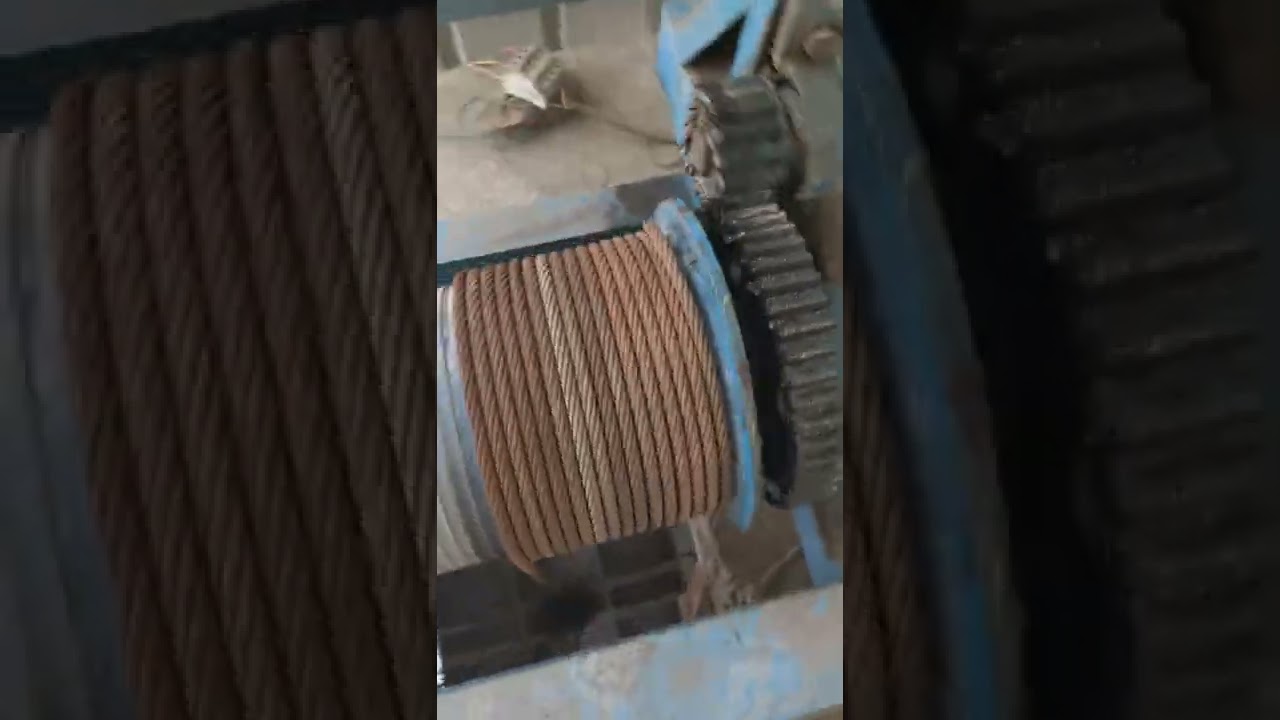 Accidentally Drum lift repaired | KONI Elevator