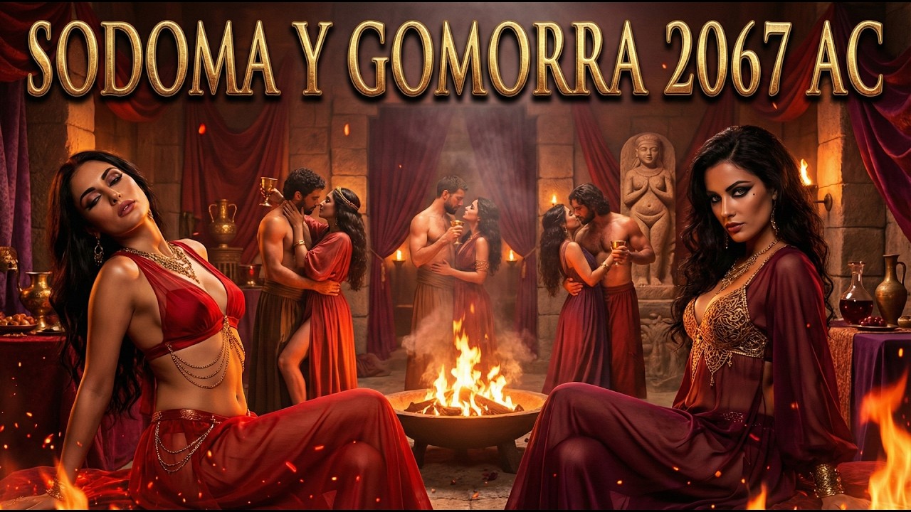 Sodoma y Gomorra 2067 a.C. (Reconstrucción con IA) — Las ciudades antes del fuego del cielo