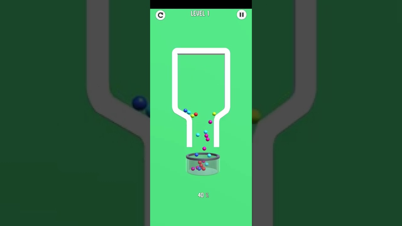 Pin Pull Ball Rescue  - All Levels Gameplay New UPdate Android,ios  Shorts # 1