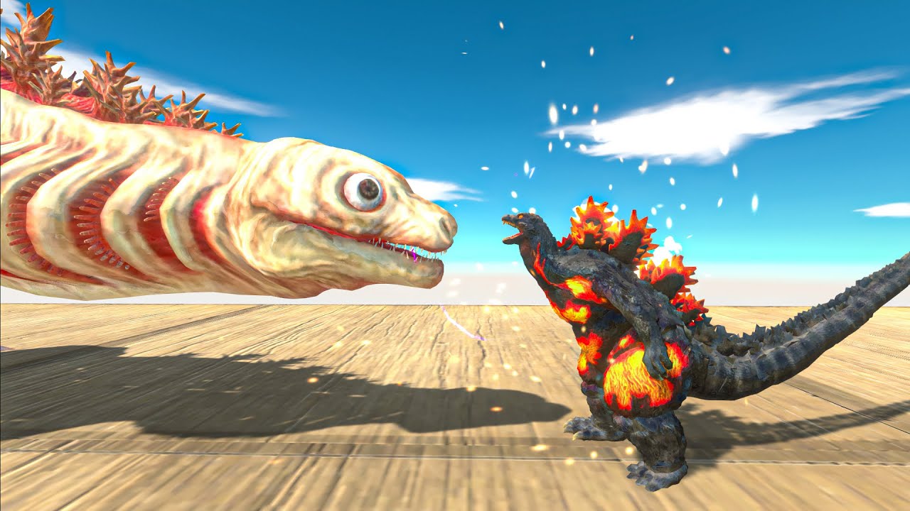 Epic Fire Godzilla Battles - Animal Revolt Battle Simulator