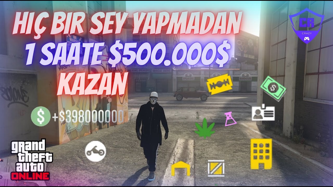 SADECE OYUNA GİR VE $500.000$ KAZAN | GTA 5 ONLİNE