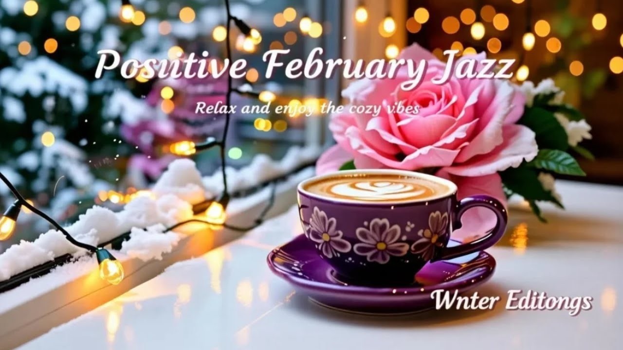 Positive February Jazz ☕ Delicate Winter Café Jazz, Smooth Bossa Nova & Instrumental for Relaxation