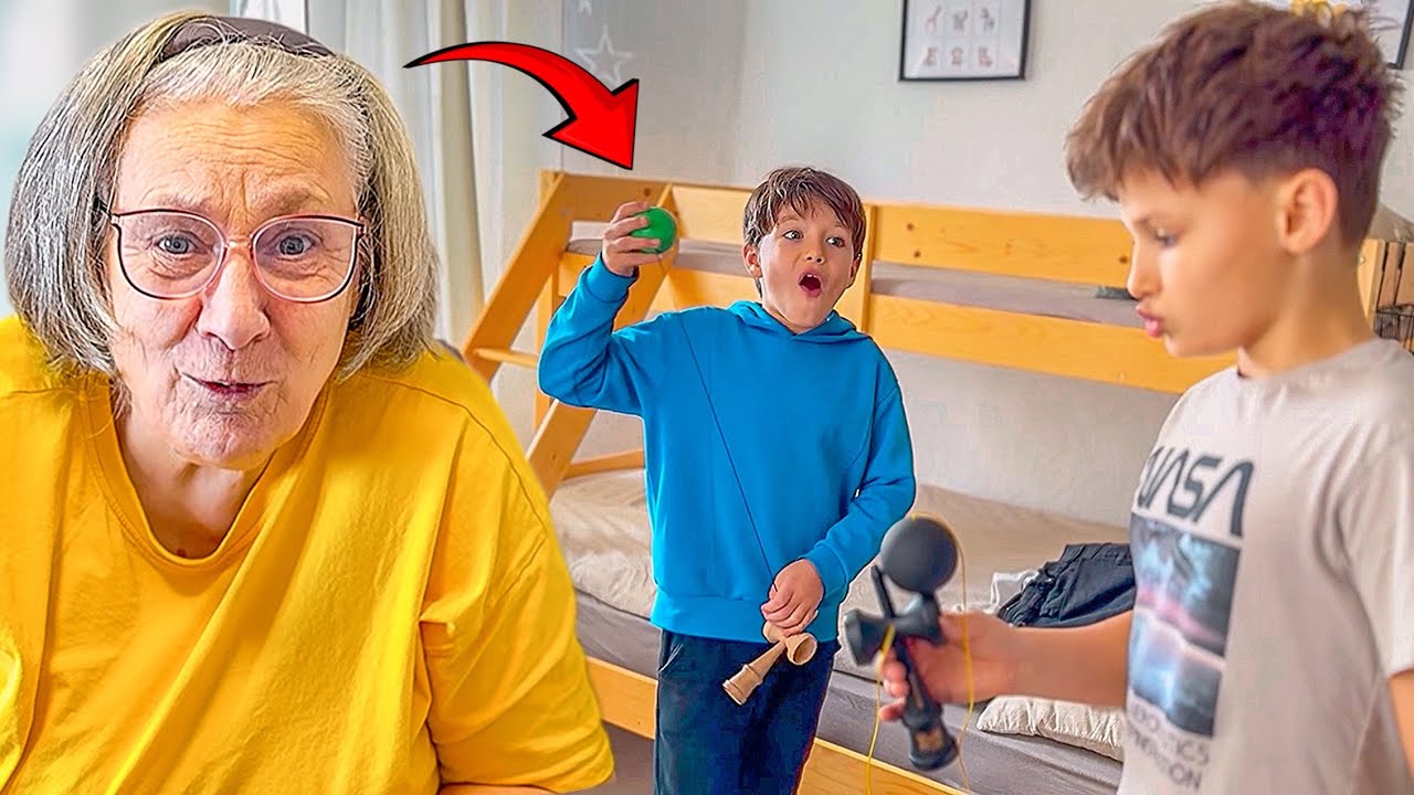 O ENERVEAZĂ pe BUNICA cu KENDAMA❌/ CE s-a Întâmplat oare?😳