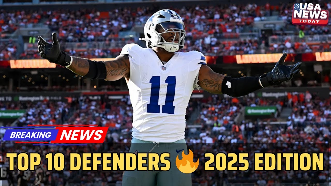 Top 10 Most Dominant NFL Defenders Heading Into 2025 🔥💪 । USA NEWS TODAY