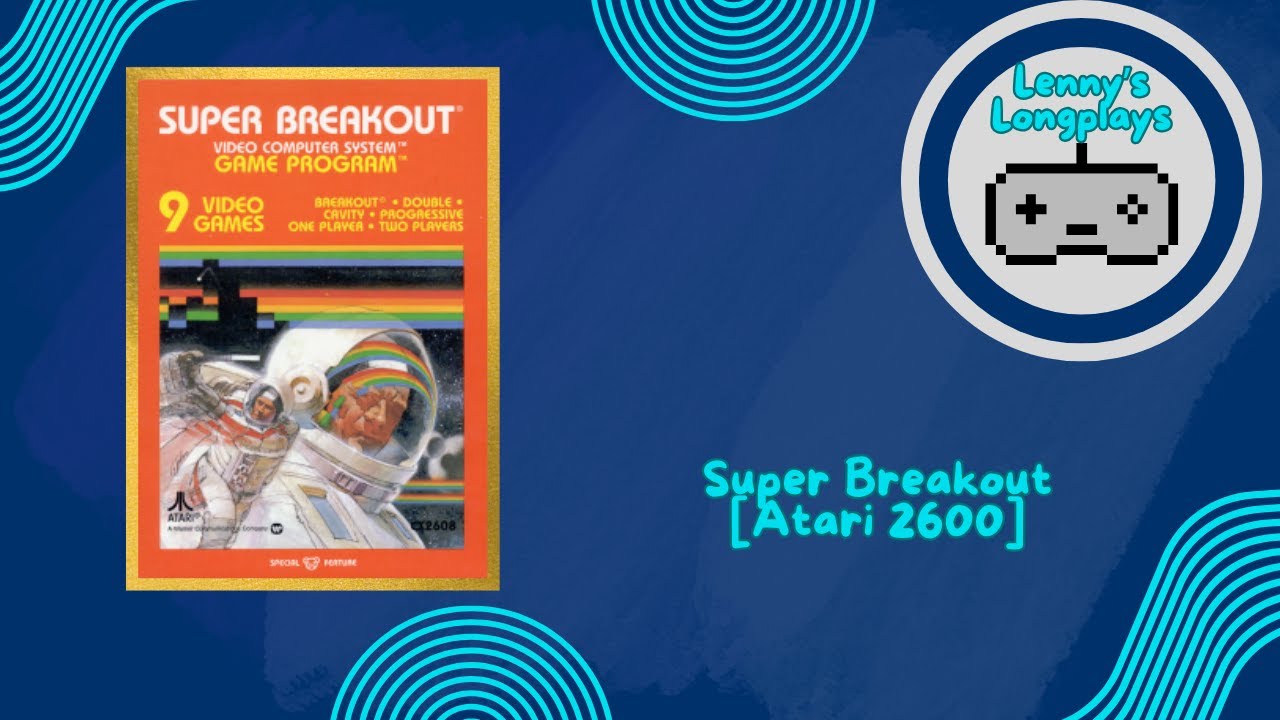 Super Breakout [Atari 2600] Gameplay