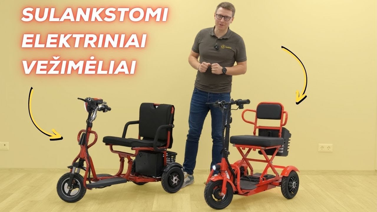 Sulankstomi elektriniai vežimėliai - Riedis.LT