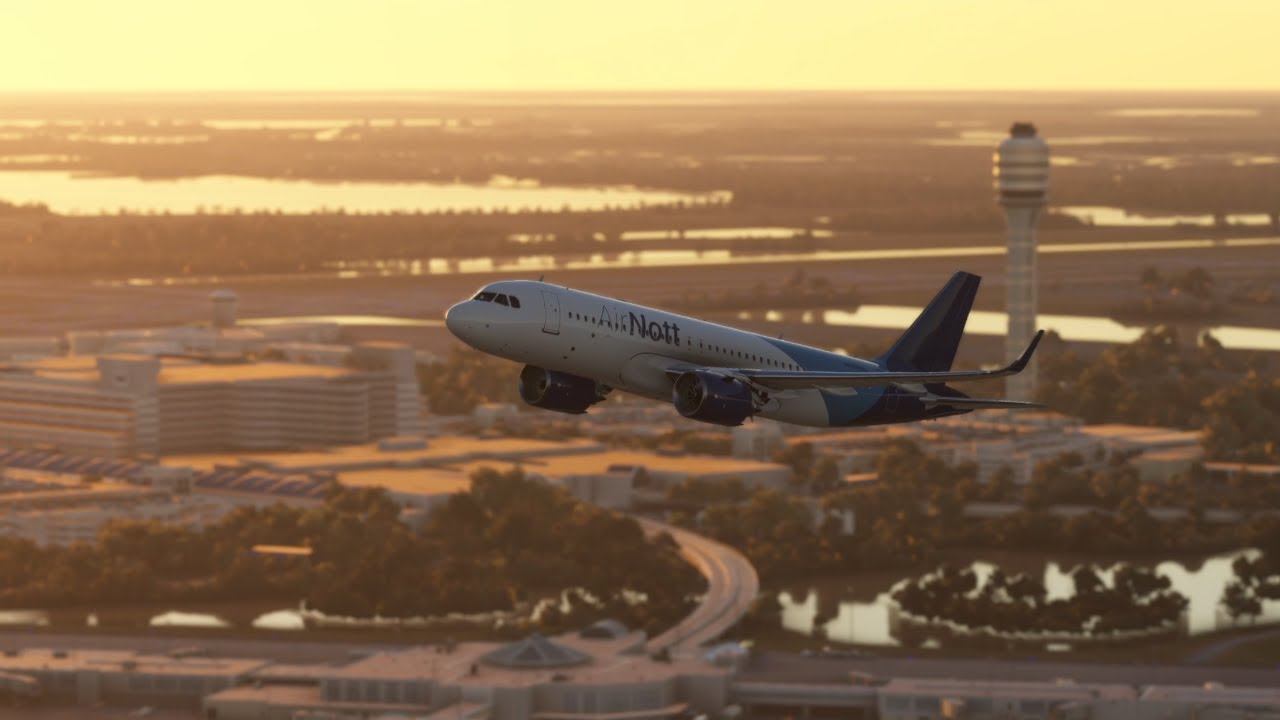 Stunning A320neo Take Off from Orlando, Florida | Microsoft Flight Simulator 2020
