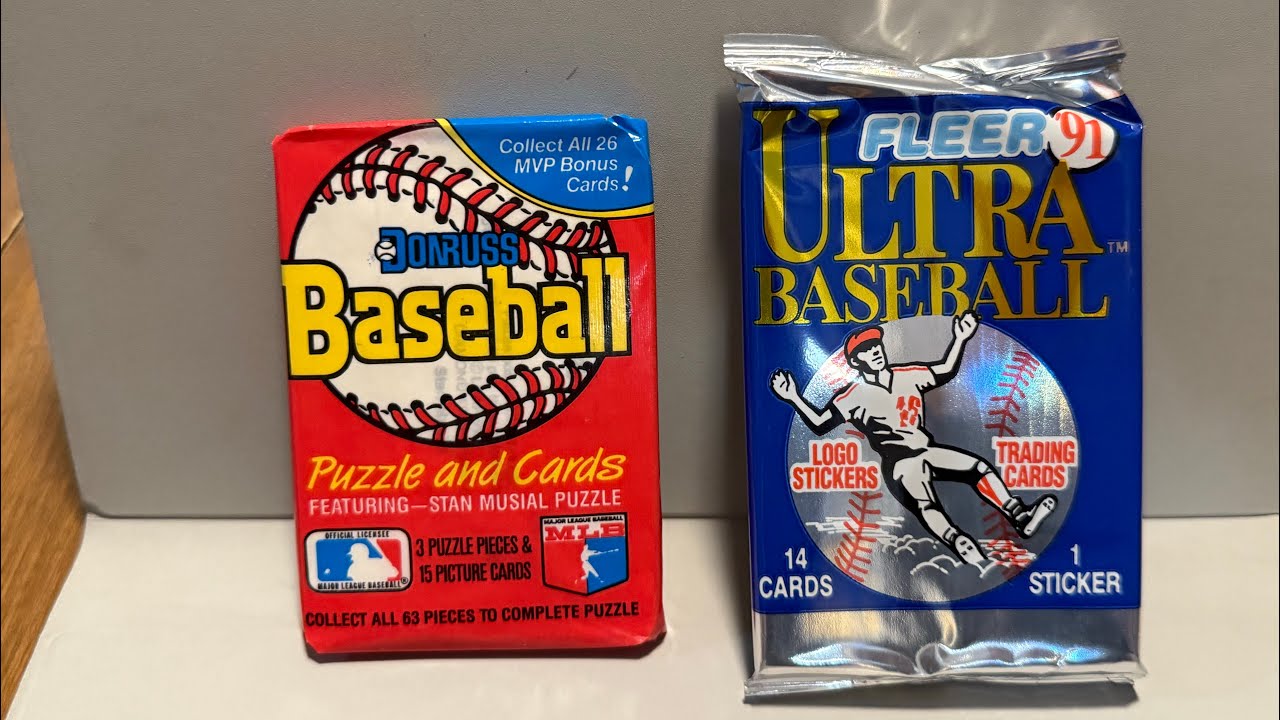 Fun Rips!! Two Big Hits and MVPs!! #donrussbaseball #fleerultra @RandRcollectibles 