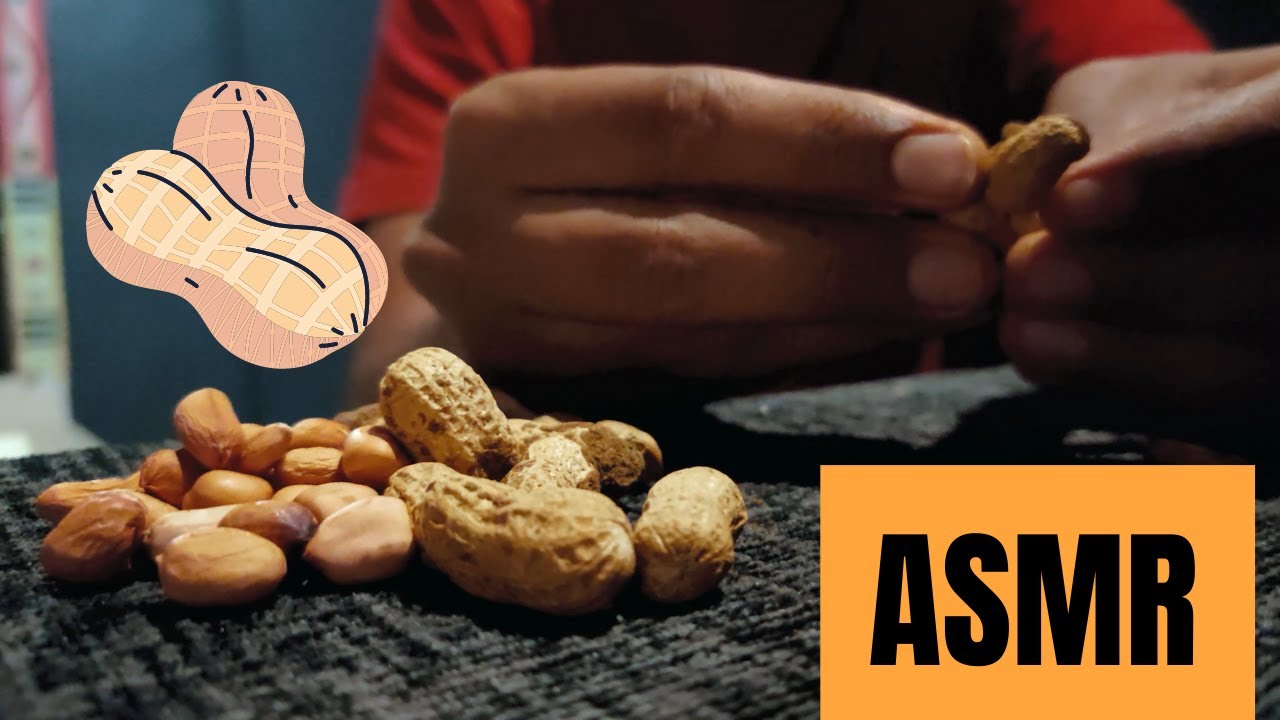 Peanut cracking sound ASMR