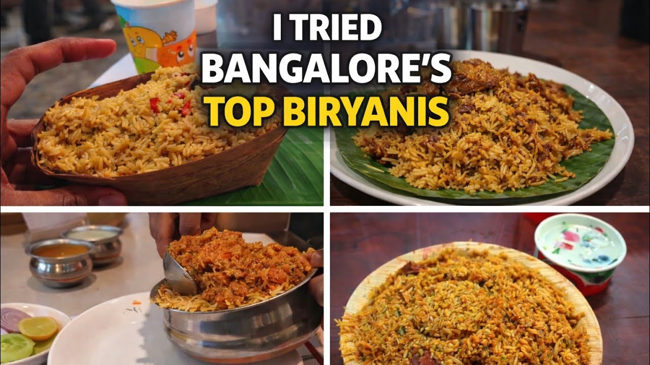 I Tried Bangalore’s Top Biryanis | Mani Dum, Mallika, Shivaji & Meghana