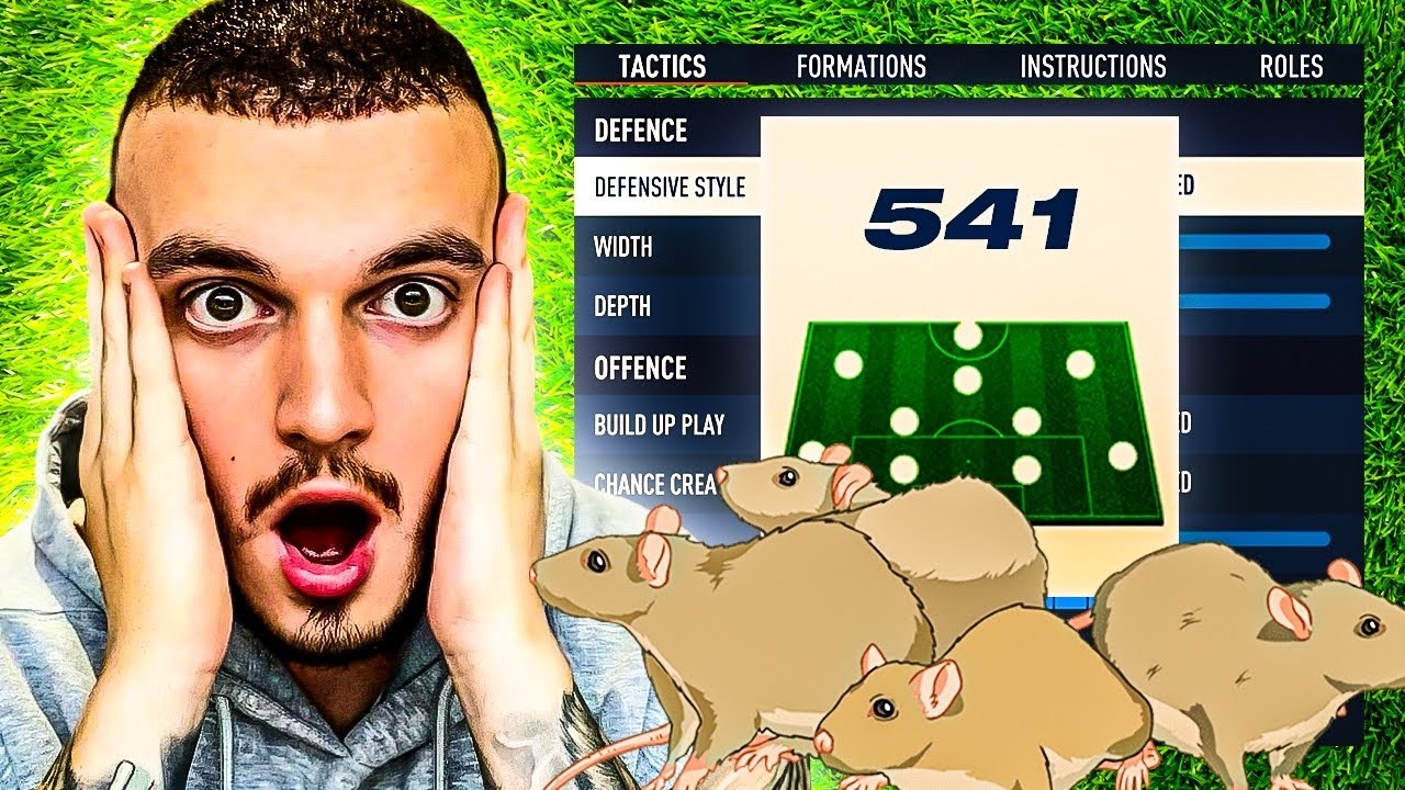 The Best Rat Formation 🐀 Best FC24 541 Custom Tactics ✅