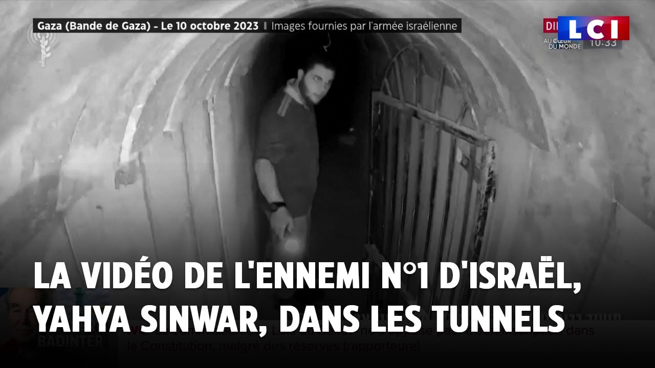 La vidéo de l'ennemi numéro 1 d'Israël, Yahya Sinwar, dans les tunnels à Gaza avec sa famille