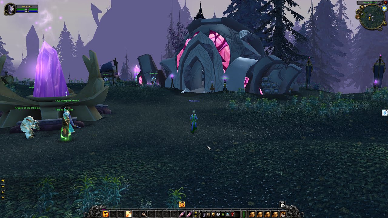 Azure Watch Priest Trainer Location, WoW TBC