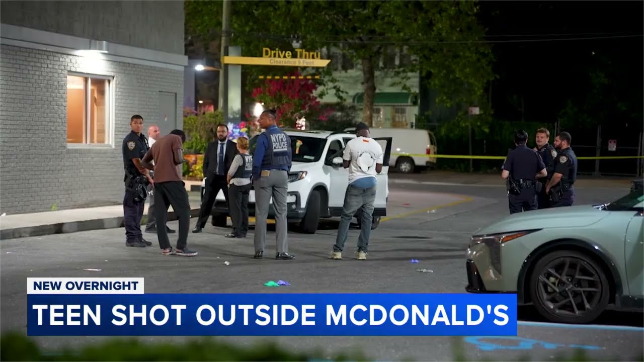 17-летняя девушка получила несколько огнестрельных ранений на парковке McDonald's в Ист-Нью-Йорке