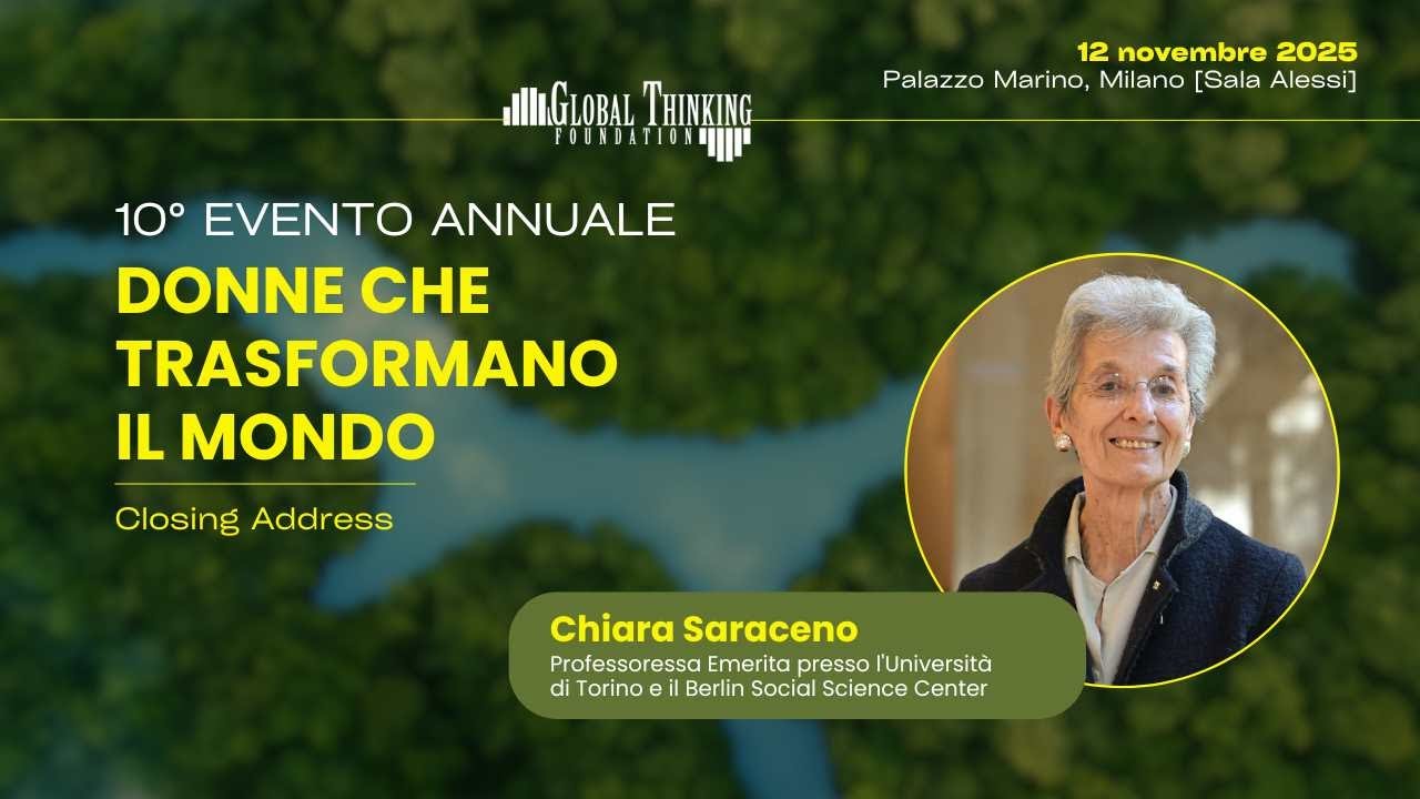 Closing Address di Chiara Saraceno | X EVENTO ANNUALE