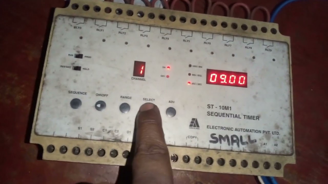 Sequential Timer Card St-10m1 Basic  Operation And || Programing Ditels ||
