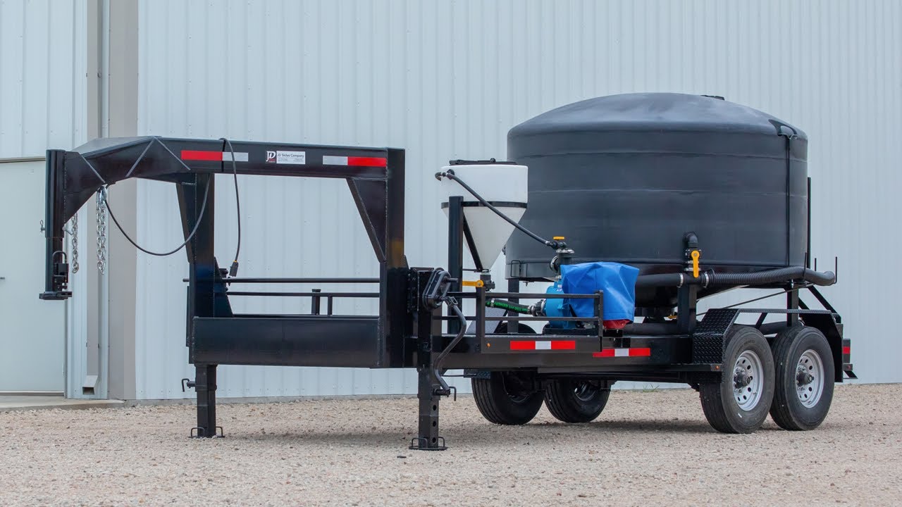 1300 Gallon Cone Bottom Gooseneck Trailer