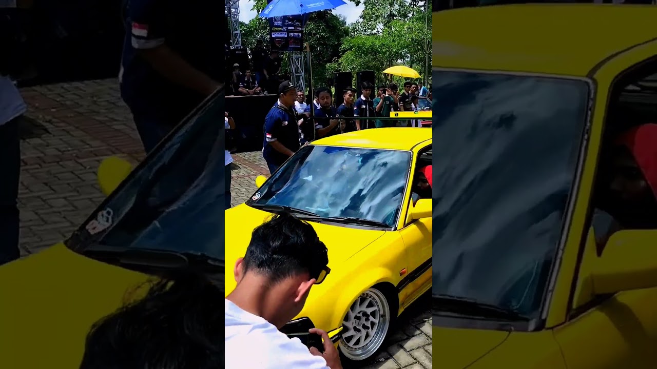kompetisi car limbo di anniversary gcf wonogiri #carlimbo #civic #civicindonesia  #grandcivic