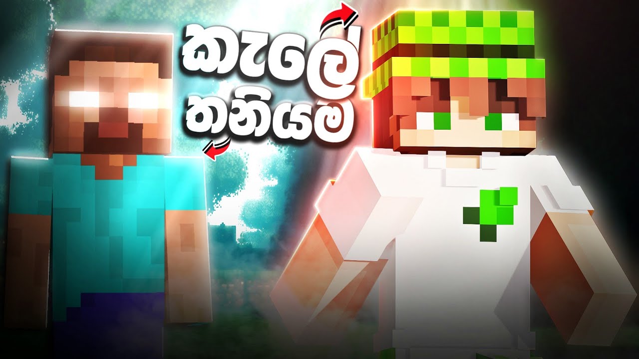 The පිටිපස්සෙ කවුද He Didn't Let Me Build My House. How Mean He Was Minecraft Sinhala