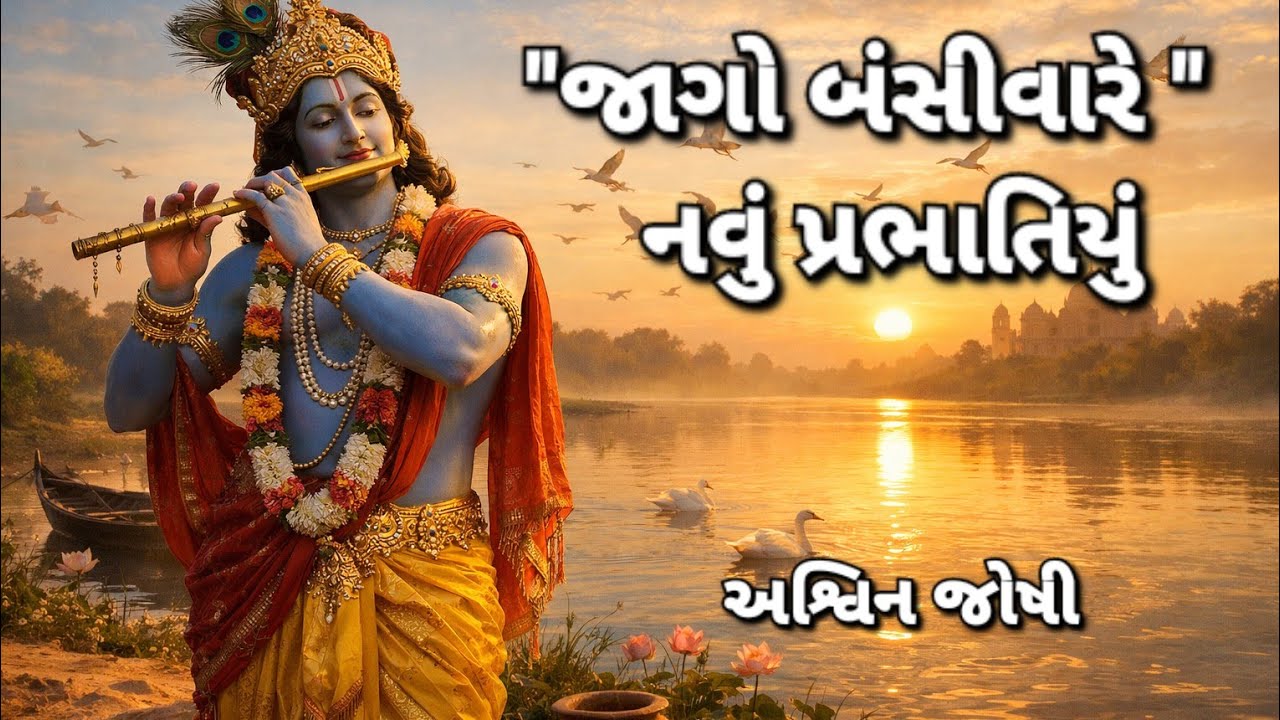 જાગો બંસીવારે - નવું પ્રભાતિયું |Jaago Bansivare |Krishna Morning Bhajan