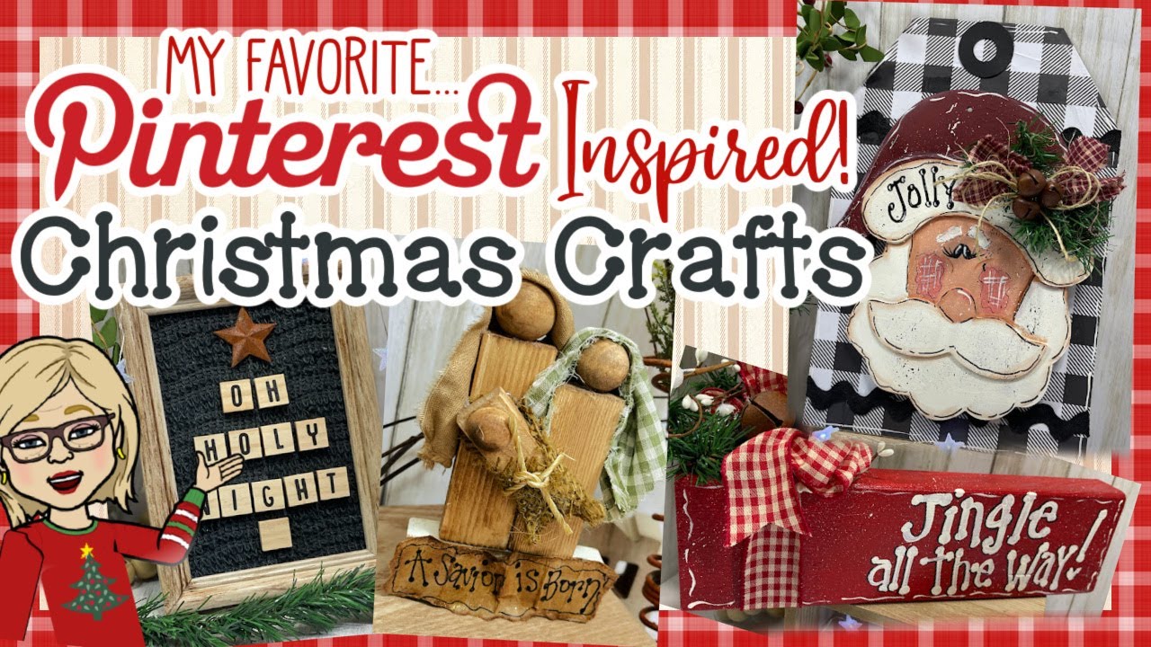 🎅🏻🎄♥️ ~ My FAVORITE CHRISTMAS PINTEREST Inspired Crafts || Whimsical Crafts || COLLECTION VIDEO