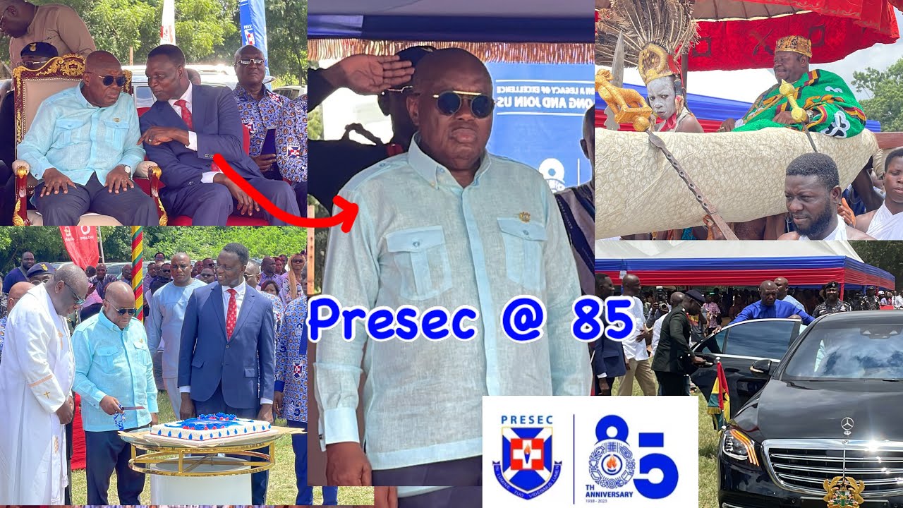 H.E Akuffo Addo couldn’t hide his anger @ Presec Legon 85th anniversary because of this..🇬🇭