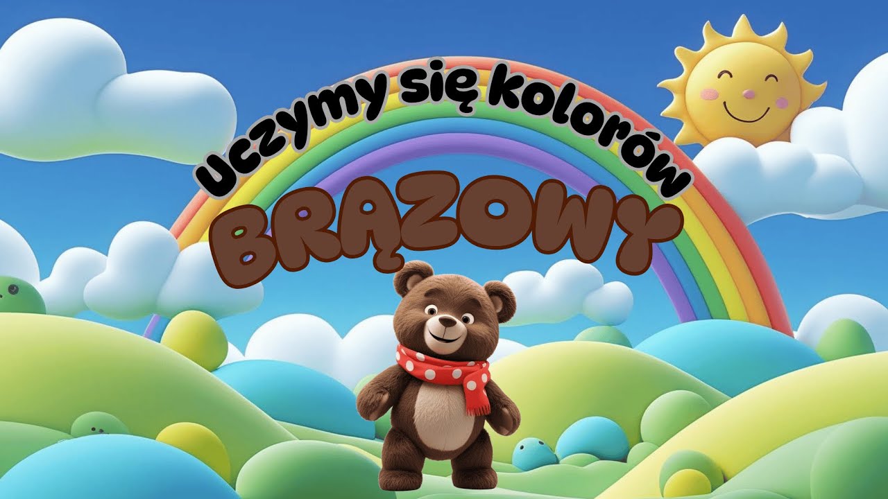 Kolor Brązowy 🧸🍫🌰 - Piosenka do Nauki Kolor&oacute;w | Miś Meloman - Kolory dla Dzieci